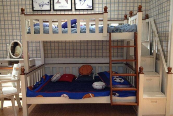 上下床双层床 儿童床 上下双层儿童床的尺寸