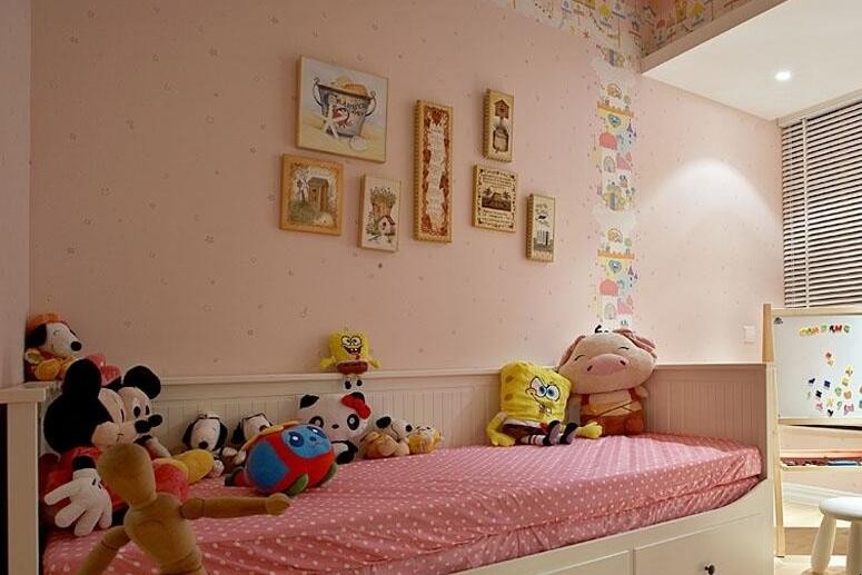 儿童房壁纸装修效果图 儿童房装修壁纸图片大全墙纸