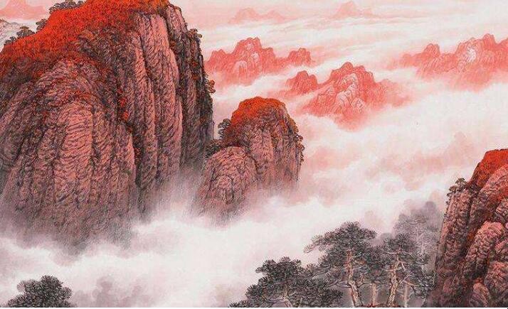 山水画如何画云雾 中国画山水云雾的画法