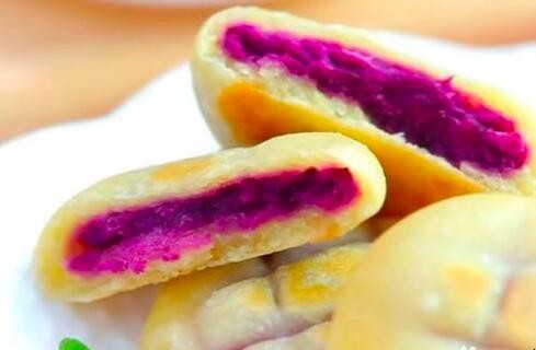 山药紫薯月饼蒸出来好吃吗视频 山药紫薯月饼蒸出来好吃吗怎么做(图8)